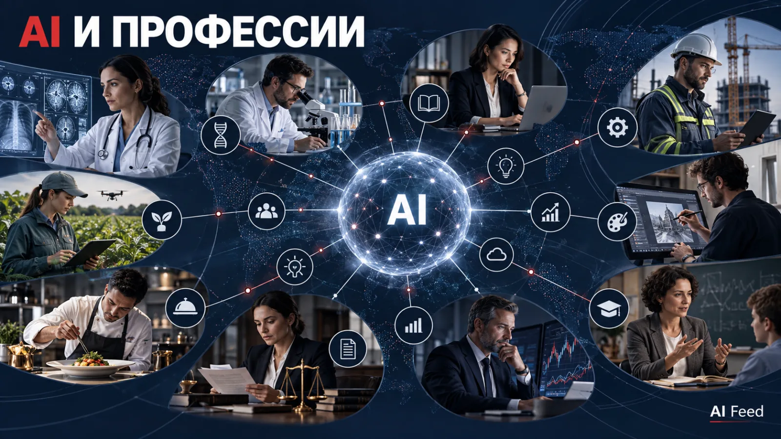 Карта влияния искусственного интеллекта на профессии