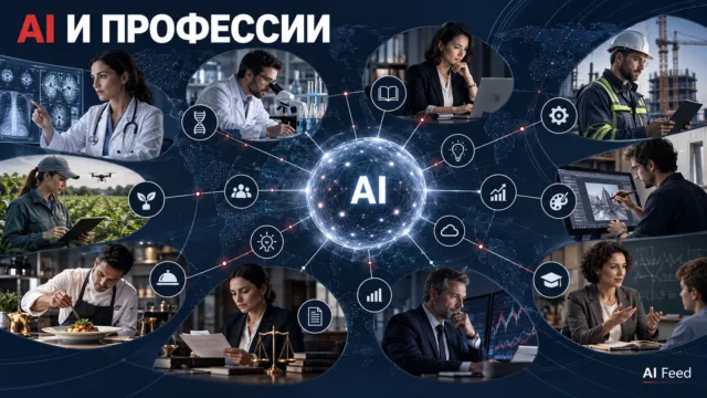 Карта влияния искусственного интеллекта на профессии