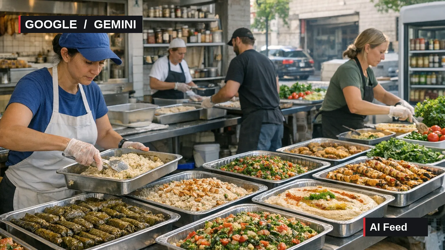 Иллюстрация к новости: Google показала применение Gemini в кейтеринге Edy’s Grocer