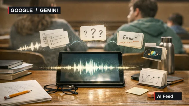 Иллюстрация к новости: Google добавляет в Gemini Notebook голосовой диалог и учебные обзоры