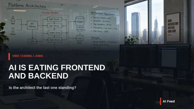 AI is eating frontend and backend — vibe coding and architecture
