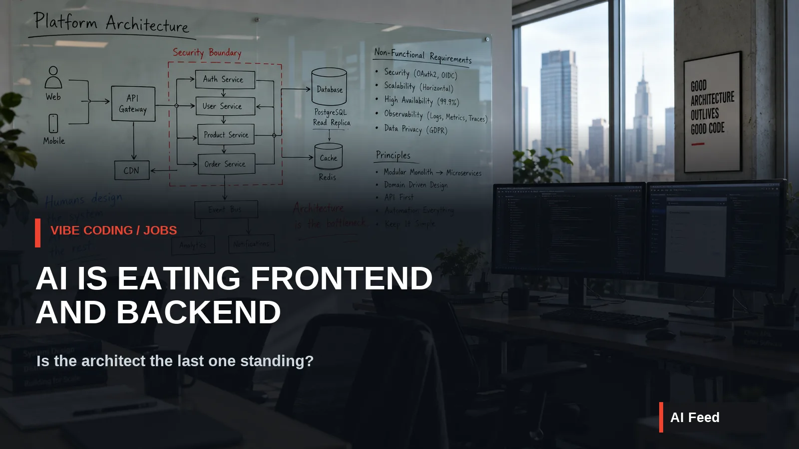 AI is eating frontend and backend — vibe coding and architecture