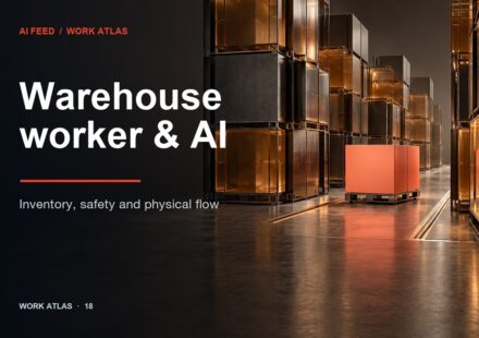 Warehouse worker and AI — Work Atlas